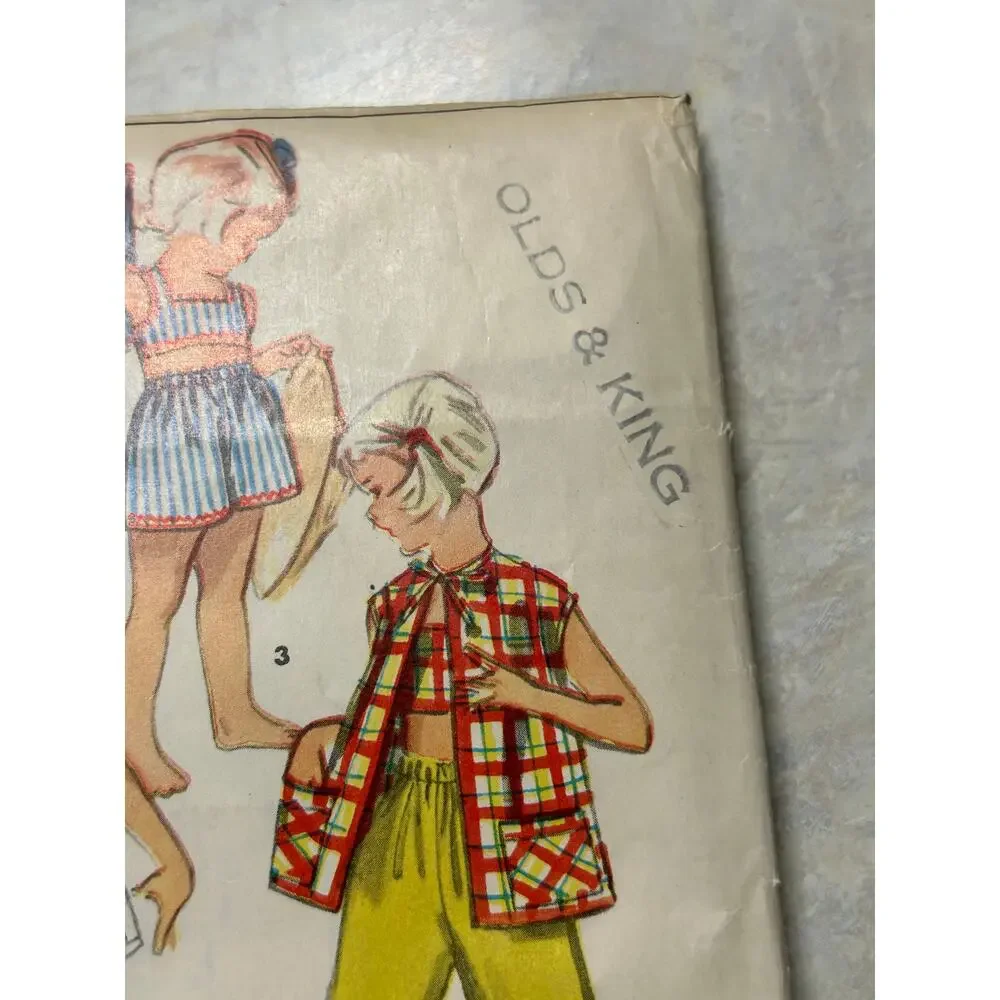 Vintage 1950's Simplicity Pattern #4690 Children's 4 Piece Outfits Size‎ 5